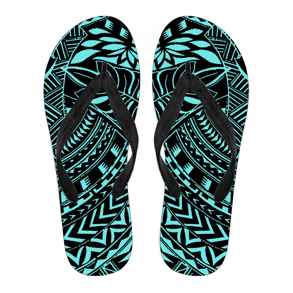 Polynesian 38 Flip Flops Men Black - Polynesian Pride