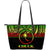 Chuuk Leather Tote Bag - Reggae Color Style Reggae - Polynesian Pride