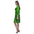 Polynesian Rhea Loose Round Neck Dress - Green Turtle - Polynesian Pride