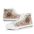 Federated States of Micronesia High Top Shoes - Hibiscus Flowers Vintage Style - Polynesian Pride