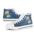 Guam High Top Shoes - Hafa Adai With Map - Polynesian Pride