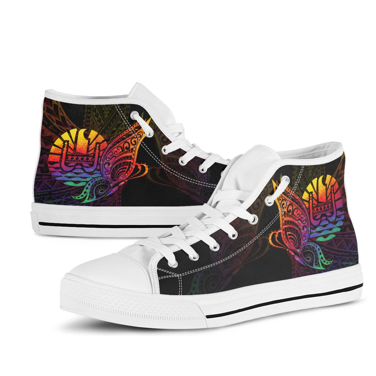 Tahiti High Top - Butterfly Polynesian Style - Polynesian Pride