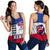 Hawaii Flag Polynesian Women's Racerback Tank White - Polynesian Pride