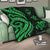 Guam Polynesian Premium Quilt - Green Tentacle Turtle - Polynesian Pride