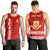 Kolisi Tonga Men Tank Top - TCA LT13 Red - Polynesian Pride