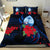 Guam Bedding Set Polynesian Flowers LT13 Blue - Polynesian Pride