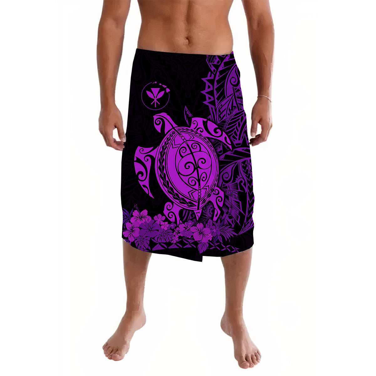 Hawaii Polynesian Lavalava Purple Sea Turtles Hawaiian LT13 Purple - Polynesian Pride