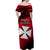 Alo Chiefdom Wallis et Futuna Off Shoulder Long Dress Polynesian Pattern and Flag LT13 - Polynesian Pride