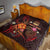 Vanuatu Polynesian Personalised Premium Quilt - Legend of Vanuatu (Red) - Polynesian Pride