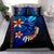 Hawaii Bedding Set - Vintage Tribal Mountain 3 Pieces Bedding Set Blue - Polynesian Pride