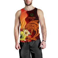 Pohnpei Custom Personalised Men Tank Top - Tribal Tuna Fish - Polynesian Pride