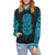 Hei Tiki Maori Tattoo All Over Hoodie Blue - Polynesian Pride