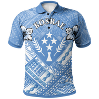 Kosrae Polynesian Polo Shirt Kosrae Flag Camisole Hibiscus Style Unisex Gold - Polynesian Pride