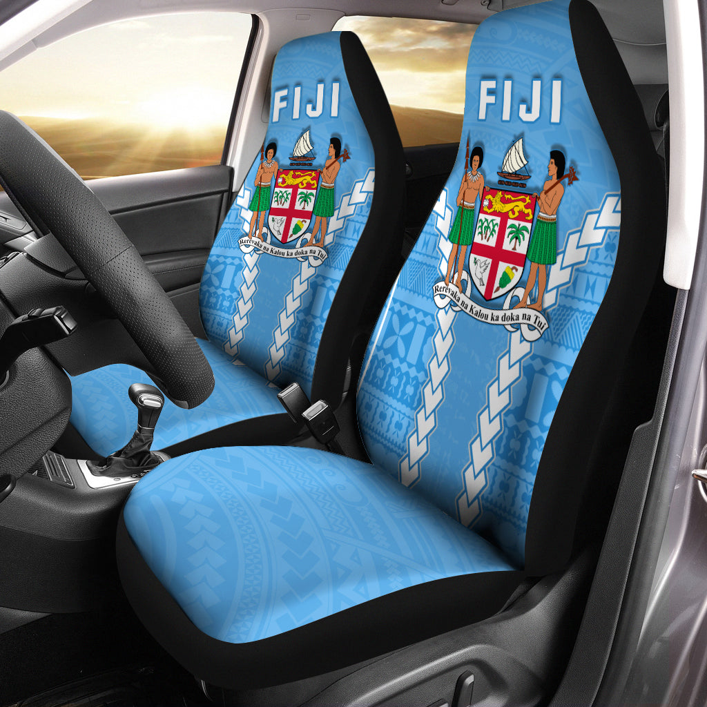 Fiji Impressive Car Seat Covers 2021 Polynesian LT13 Universal Fit Art - Polynesian Pride