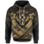 Kosrae Polynesian Custom Hoodie Kosrae Gold Camisole Hibiscus Style Unisex Gold - Polynesian Pride