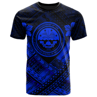 Federated States of Micronesia Polynesian T Shirt Federated States of Micronesia Blue Seal Camisole Hibiscus Style Unisex Black - Polynesian Pride