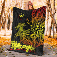 Hawaii Polynesian Premium Blanket Wild Hammerhead Sharks Fresh Life LT13 - Polynesian Pride