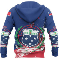 Samoa Hoodie Samoa Flag Coat of Arms SpecialA7 - Polynesian Pride