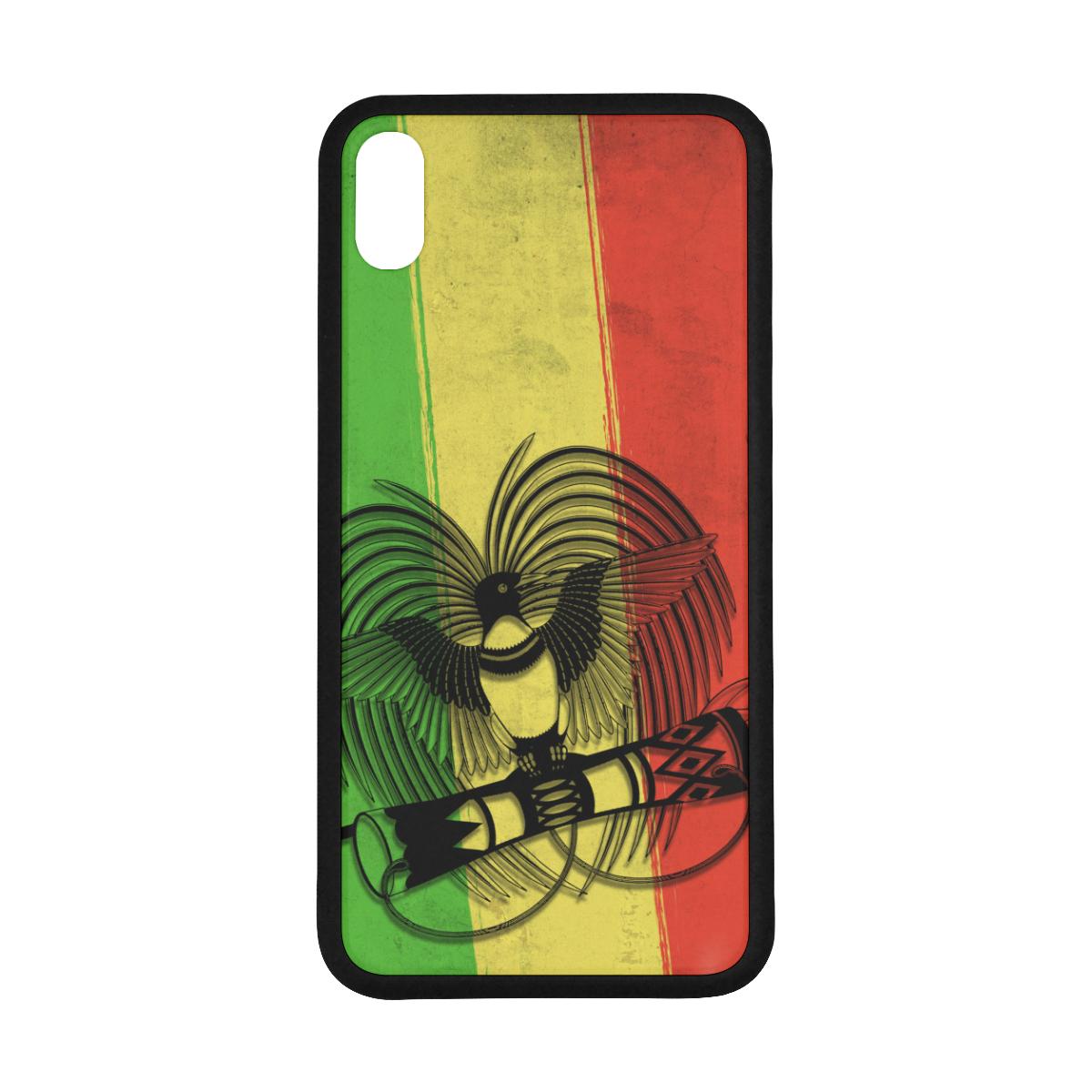 Papua New Guinea Coat Of Arms Phone Case One Size XS Max (6.5") Reggae - Polynesian Pride