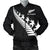 New Zealand Jackets, Maori Haka Fern Men Bomber Jackets Black - Polynesian Pride