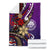 Federated States of Micronesia Premium Blanket - Tribal Flower With Special Turtles Purple Color - Polynesian Pride