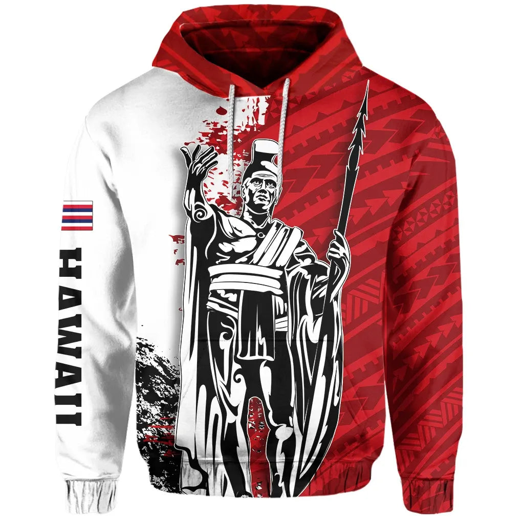 Polynesian Pride Hoodie Hawaii King Polynesian Hoodie Sonic Style - Polynesian Pride