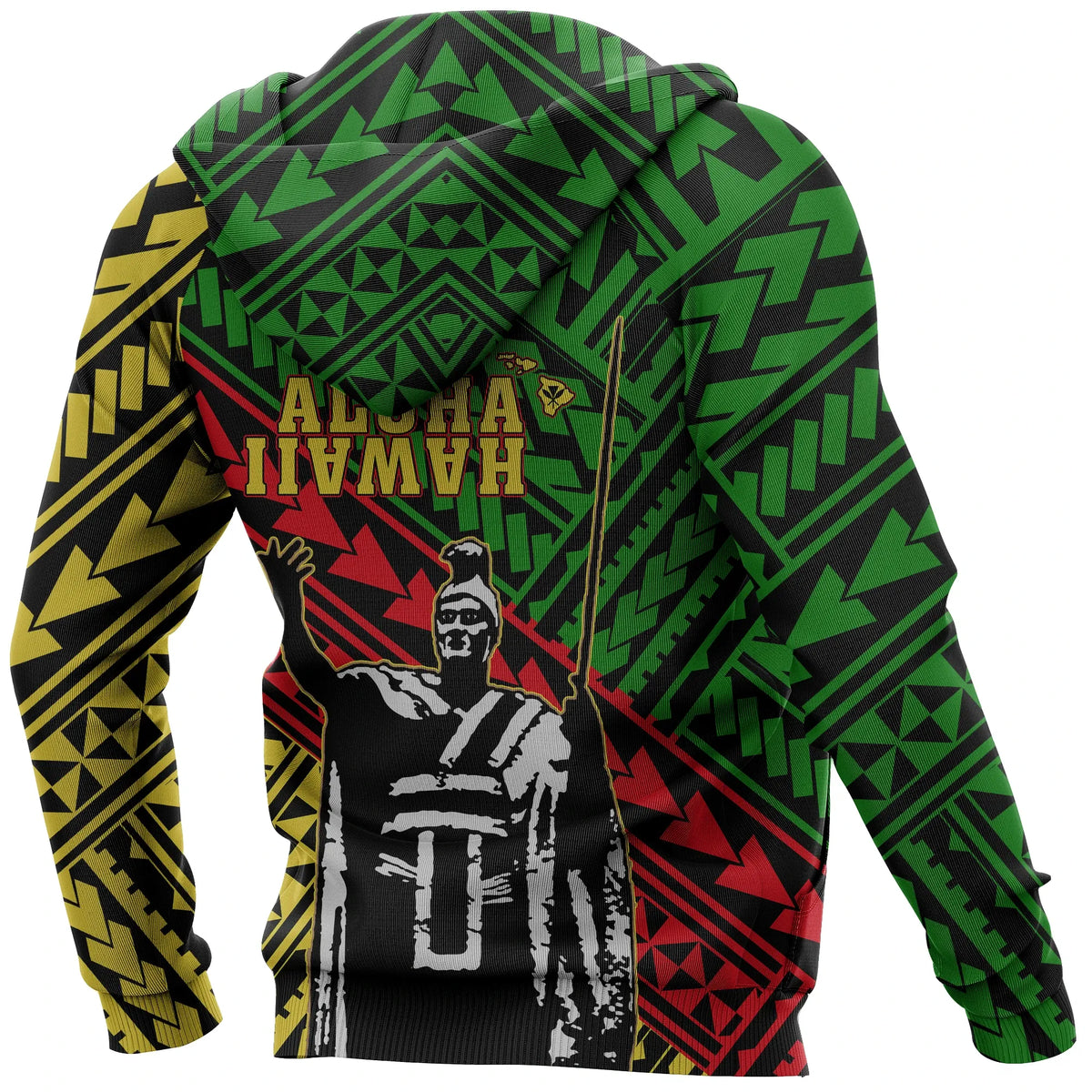 Polynesian Pride Hoodie Hawaii King Kanaka Flag Hoodie - Polynesian Pride