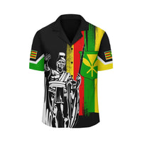 Polynesian Pride Shirt - Hawaii King KanaKa Maoli Flag Hawaiian Shirt - Polynesian Pride