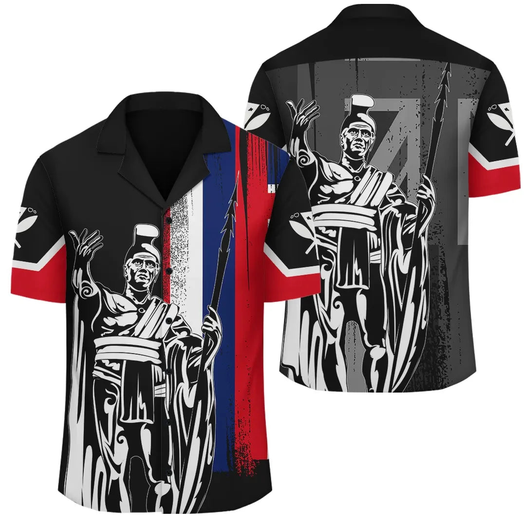 Polynesian Pride Shirt - Hawaii King Flag Hawaiian Shirt - Polynesian Pride