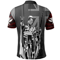 Polynesian Pride Shirt Hawaii King Flag Polynesian Polo Shirt Red - Polynesian Pride
