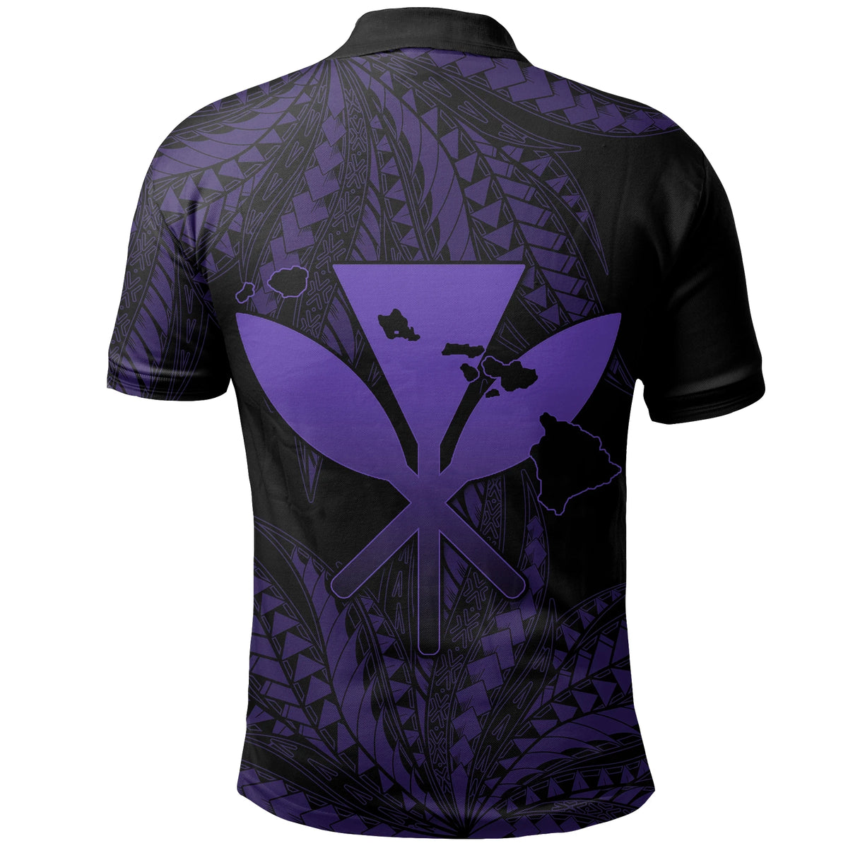 Polynesian Pride Shirt Hawaii King Polynesian Polo Shirt Durk Style Purple - Polynesian Pride
