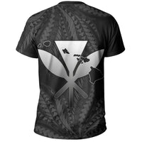 Polynesian Pride Tee Hawaii King Polynesian T shirt Durk Style Gray - Polynesian Pride