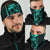 Polynesian Pride Bandana - Hawaii King Kanaka Kakau Bandana 3 - Pack - Turquoise - Polynesian Pride