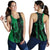 Polynesian Pride Clothing - Hawaii King Polynesian Women's Racerback Tank - Lawla Style Green - Polynesian Pride