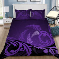 New Zealand Silver Fern Bedding Set - Purple Art - Polynesian Pride