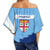 Polynesian Pride (Customize) Fiji Clothing - Fijian Flag Sport Style Off Shoulder Wrap Waist Top - Polynesian Pride