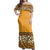 NE Fiji Bula Dress - Tapa Turtles And Hibiscus Off Shoulder Long Dress - Polynesian Pride