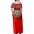 Nesian Hawaii Dress - Pele Mauna Kea Polynesian Off Shoulder Long Dress - Polynesian Pride