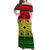 Polynesian Pride Dress - Tribal Mix Polynesian Culture Reggae Off Shoulder Long Dress Long Dress Reggae - Polynesian Pride