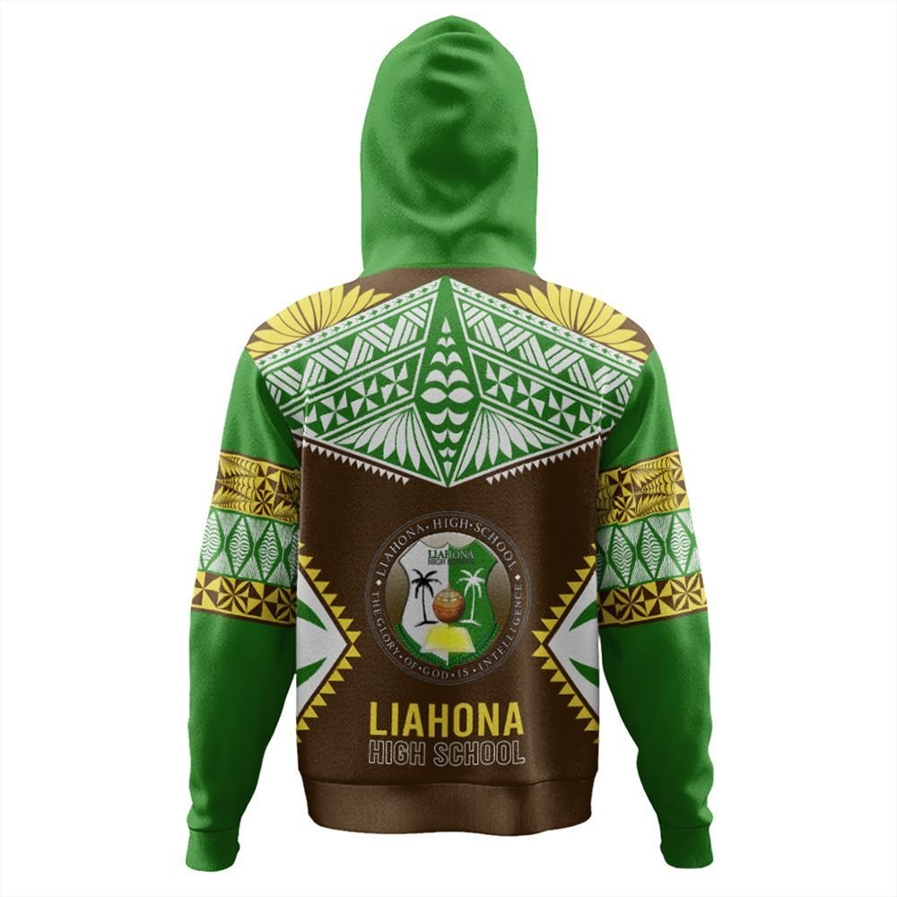 Polynesian Pride Hoodie Tonga Hoodie Tonga Liahona High School Zip Hoodie - Polynesian Pride