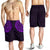 Polynesian Pride Short - New Zealand Maori Shorts, Maori Warrior Tattoo Men Shorts - Purple - Polynesian Pride