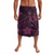 Polynesian Pride Clothing Hawaii Mix Polynesian Turtle Plumeria Ie Faitaga Nick Style Pink Lavalava Black - Polynesian Pride LLC