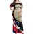 Polynesian Pride Dress - Hawaiian Flag Coat Of Arms Of Hawaii Polynesian Classic Style Off Shoulder Long Dress Long Dress Black - Polynesian Pride