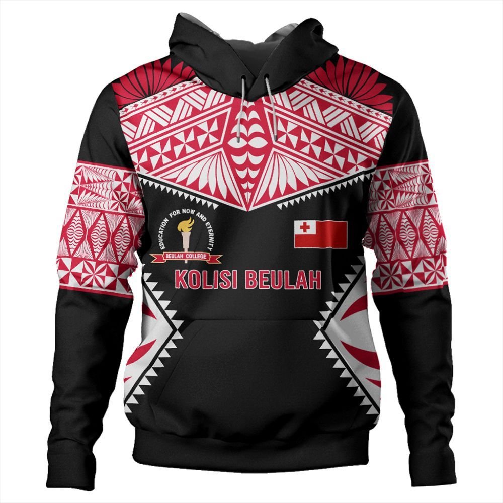 Polynesian Pride Hoodie Tonga Hoodie Tonga Kolisi Beulah Hoodie Unisex Red - Polynesian Pride