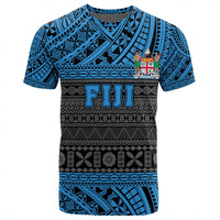Polynesian Pride T Shirt Fiji T Shirt Flag Tapa Art Style - Polynesian Pride