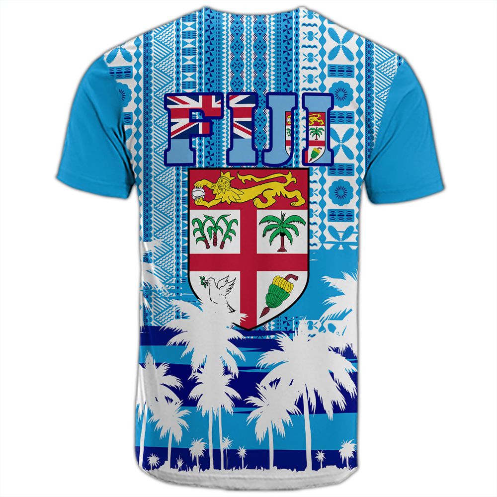 Polynesian Pride Fiji T Shirt Fijian Tapa Flag T Shirt - Polynesian Pride
