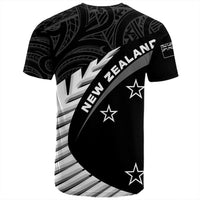 Polynesian Pride New Zealand T Shirt Aotearoa Black Rugby T Shirt - Polynesian Pride