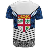 Polynesian Pride T Shirt Fiji T Shirt Tapa Lauhala Rugby Scrum Style - Polynesian Pride