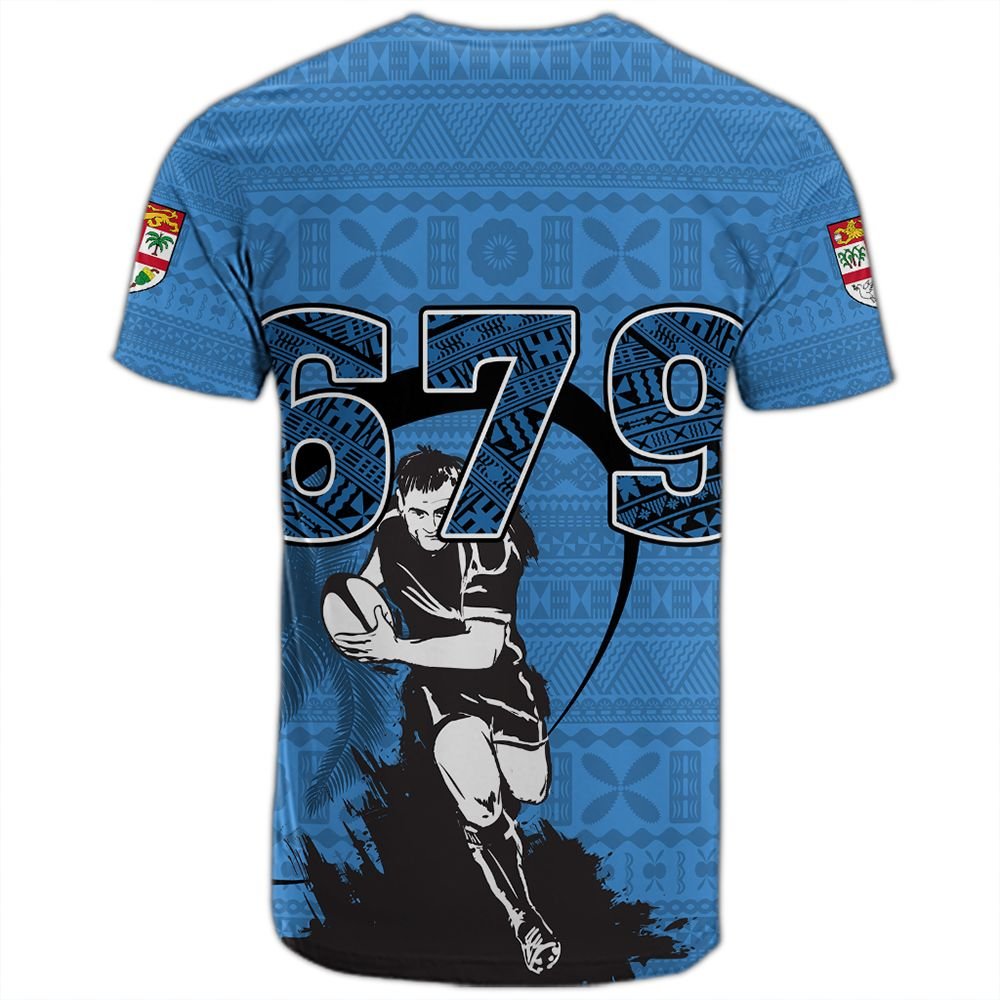 Polynesian Pride T Shirt Fiji T Shirt Rugby Tapa Pattern Spoto Style - Polynesian Pride