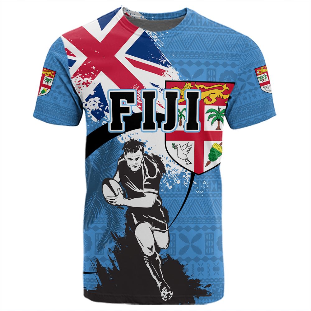 Polynesian Pride T Shirt Fiji T Shirt Rugby Tapa Pattern Spoto Style - Polynesian Pride